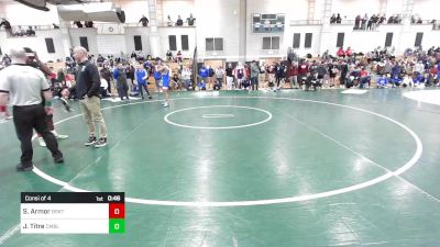 182 lbs Consi Of 4 - Shemar Armor, Brockton vs James Titre, Cumberland