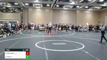 116 lbs Round Of 16 - Anabelle Serratos, Wolfpack WC vs Isabella Frost, California Grapplers