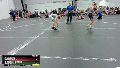 113 lbs Round 7 (8 Team) - Christian Snyder, Seagull White vs Chad Reed, Team Tugman WC