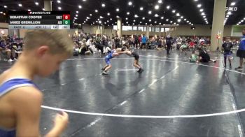 55 lbs Round 4 (6 Team) - James Gremillion, Alabama Elite Black vs Sebastian Cooper, Rabbit WC