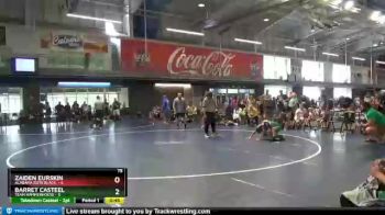 75 lbs Round 7 (10 Team) - Zaiden Eurskin, Alabama Elite Black&nbsp; vs Barret Casteel, Team Hammerhouse