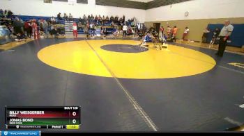 126 lbs Quarterfinal - Jonas Bond, Deer Park vs Billy Weisgerber, Mead
