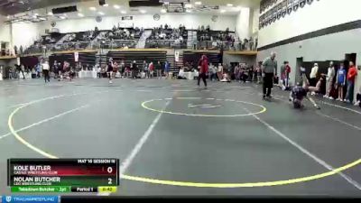 106 lbs Cons. Round 2 - Nolan Butcher, Leo Wrestling Club vs Kole Butler, Castle Wrestling Club