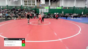 160 lbs Round Of 16 - Justin Duhancik, Stratford vs Nicholas Baccala, Ponaganset