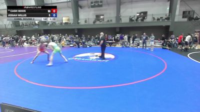 Junior Boys GR - 132 lbs Cons. Round 2 - Cash Boos, WA vs Josiah Willis, IL