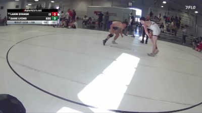 198 lbs Cons. Round 2 - Lakin Stange, Creighton Bulldogs vs Dane Lyons, Nebraska City Wrestling Club