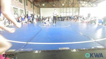 61 lbs Rr Rnd 1 - James Evans, Team Tulsa NDT vs Kaden Decker, Mojo Mulisha 12u