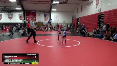 Cons. Round 1 - Arrow Blackburn, Champions Wrestling Club vs Briggs Gunn, WBNDD