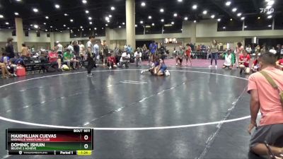 95 lbs Round 1 - Maximillian Cuevas, Nashville Wrestling Club vs Dominic Ishuin, Believe 2 Achieve