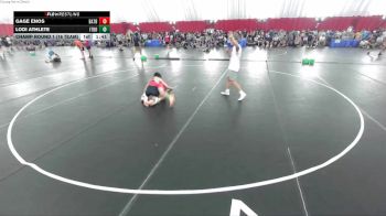 106 lbs Champ Round 1 (16 Team) - Lodi Athlete, Illinois Top Dawgs Orange vs Gage Enos, Batavia B