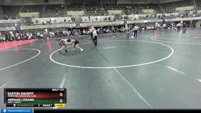 100 lbs Cons. Round 1 - Easton Shurpit, Princeton Wrestling Club vs Hernan Lozano, West Liberty