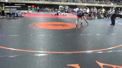 140 lbs Consolation - Noelle Rasmovicz, Huntingdon vs Avery Edison, Millmont