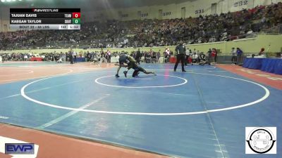 88 lbs Round Of 32 - Tajuan Davis, Team Tulsa Wrestling Club vs Kaegan Taylor, Southmoore SaberCats Wrestling