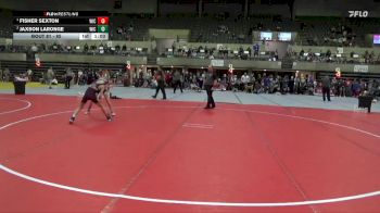 85 lbs 3rd Place Match - Jaxson LaRonge, Weigh-In Club vs Fisher Sexton, DC Elite
