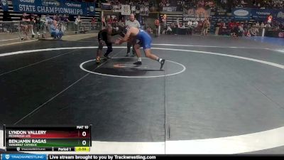 D 2 215 lbs Cons. Round 2 - Lyndon Vallery, McDonogh #35 vs Benjamin Ragas, Vandebilt Catholic