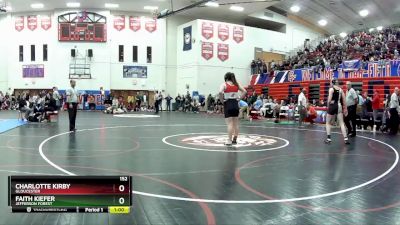 152 lbs Cons. Round 6 - Faith Kiefer, Jefferson Forest vs Charlotte Kirby, Gloucester