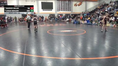 66 lbs Cons. Round 3 - Maddox Miller, Tiger Wrestling Club vs Logan Mehlert, Big Game Wrestling Club