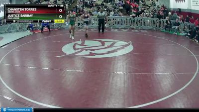 138 lbs Cons. Round 2 - Justice Saribay, Palo Verde vs Chansten Torres, Sierra Vista