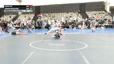 140-H lbs Quarterfinal - Aidan Lee, Savage Wrestling Academy vs Armani Maglione, Frost Gang