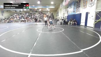 100 lbs Cons. Round 4 - Isabella Martinez, La Serna vs Alyaah Bravo, Lancaster