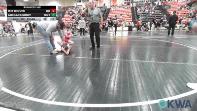 58 lbs Consi Of 8 #2 - Jett Brooks, Raw Wrestling Club vs Lachlan Lindsey, Spartan Wrestling Fort Smith