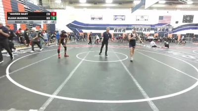 120 lbs Cons. Round 6 - Naveen Baby, Etiwanda vs Elijah Madera, Norco