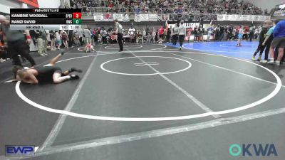 98 lbs Rr Rnd 1 - Kambrie Woodall, Sperry Wrestling Club vs Ramzi David, Berryhill Wrestling Club
