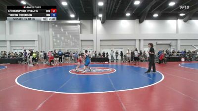 132 lbs Champ. Rd Of 32 - Christopher Phillips, Minion Training Center vs Owen Petersen, Callan Wrestling Academy
