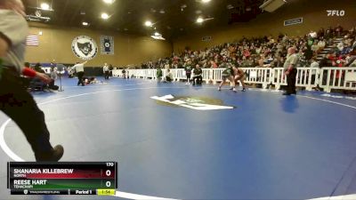170 lbs Semifinal - Reese Hart, Tehachapi vs Shanaria Killebrew, North