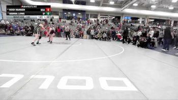 130 lbs 5th Place Match - Kodi Hansen, Marsh Valley vs Sierra Long, Desert Peak