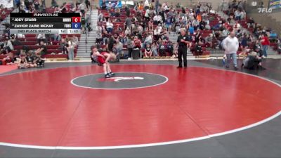 67 lbs 2nd Place Match - Zavior Zaine McKay, Fighting Squirrels Wrestling Club vs Joey Starr, Mountain Man Wrestling Club