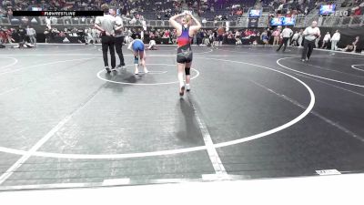 96.6-106 lbs Quarterfinal - Sicilie Lomeli, Shelton Wrestling Academy vs Marleigh Perkins, Team Northstars