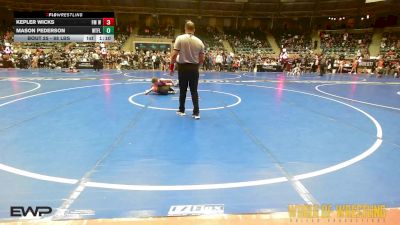 88 lbs Round Of 32 - Kepler Wicks, FM Wrestling Club vs Mason Pederson, Well Trained