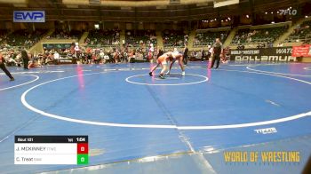 175 lbs Quarterfinal - JORDAN MCKINNEY, Team Tulsa Wrestling Club vs Colton Treat, Raw Wrestling Club