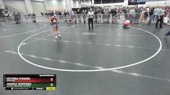 127 lbs Quarterfinal - Victoria Powers, Nebraska vs Andrea Quinones, Summit Wrestling Academy