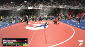 70 lbs Cons. Round 4 - Brantley Welling, Evanston Elite Wrestling Club vs Bodie McCloy, Rawlins Wrestling Club