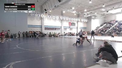 126 lbs Quarters & 1st Wb (16 Team) - Tahir Charles, Brookwood vs Ben Southern, North Paulding