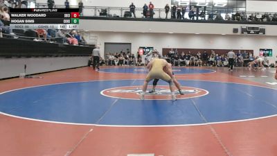 157 lbs Semis (16 Team) - Walker Woodard, Social Circle vs HOGAN SIMS, Commerce Hs