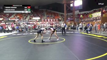 135 lbs Cons. Round 2 - Kenedi Redden, Coffeyville-Field Kindley Hs vs Megan Ryan, St. George-Rock Creek HS