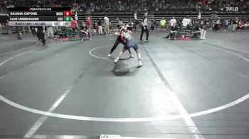 80 lbs Quarterfinal - Juliana Capone, Mount Olive vs Lilie Umbehauer, Seneca