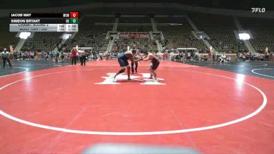 285 lbs Champ. Round 2 - Jacob May, McMurry vs Simeon Bryant, Bluefield State