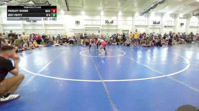 105 lbs Round Robin 3 - Paisley Sosbe, Watkins Girls vs Izzy Fetty, EP Rattlers-Girls