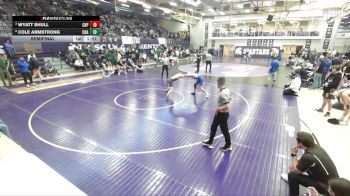 126 lbs Semifinal - Cole Armstrong, Coeur D Alene vs Wyatt Shull, Helena Capital