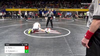 110 lbs Round Of 16 - Liam Purdy, Grove City vs Ezra Turkovich, Bedford