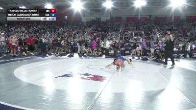 100 lbs Quarters - Chase Miller-Smith, Louisville Wrestling Club vs Mekai Lawniczak Hons, Eagle Club