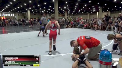 75 lbs Round 1 (16 Team) - Gideon Batcher, Panhandle Punishers vs Gaelan Whitworth, Gladiator WA