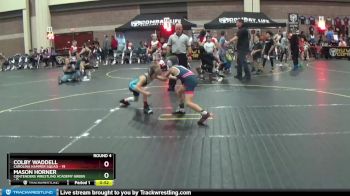 60 lbs Round 4 (6 Team) - Mason Horner, Contenders Wrestling Academy Green vs Colby Waddell, Carolina Hammer Squad