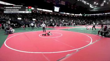 50 lbs Cons. Round 2 - Weston Harless, GOW1 vs Jermaine Menefield, RLC1