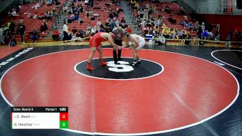 215 lbs Cons. Round 4 - Connor Ward, Westmont Hilltop Hs vs Gaius Hanchar, Central Catholic HS (Pittsburgh)