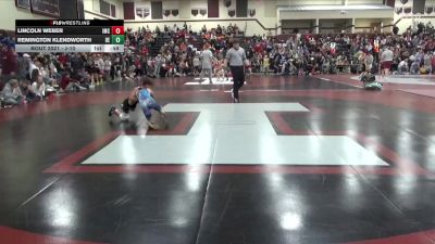 J-10 lbs Quarterfinal - Remington Klendworth, DC Elite vs Lincoln Weber, Indee Mat Club